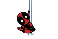 Quere Baby Deadpool Pole Dancing Avatar